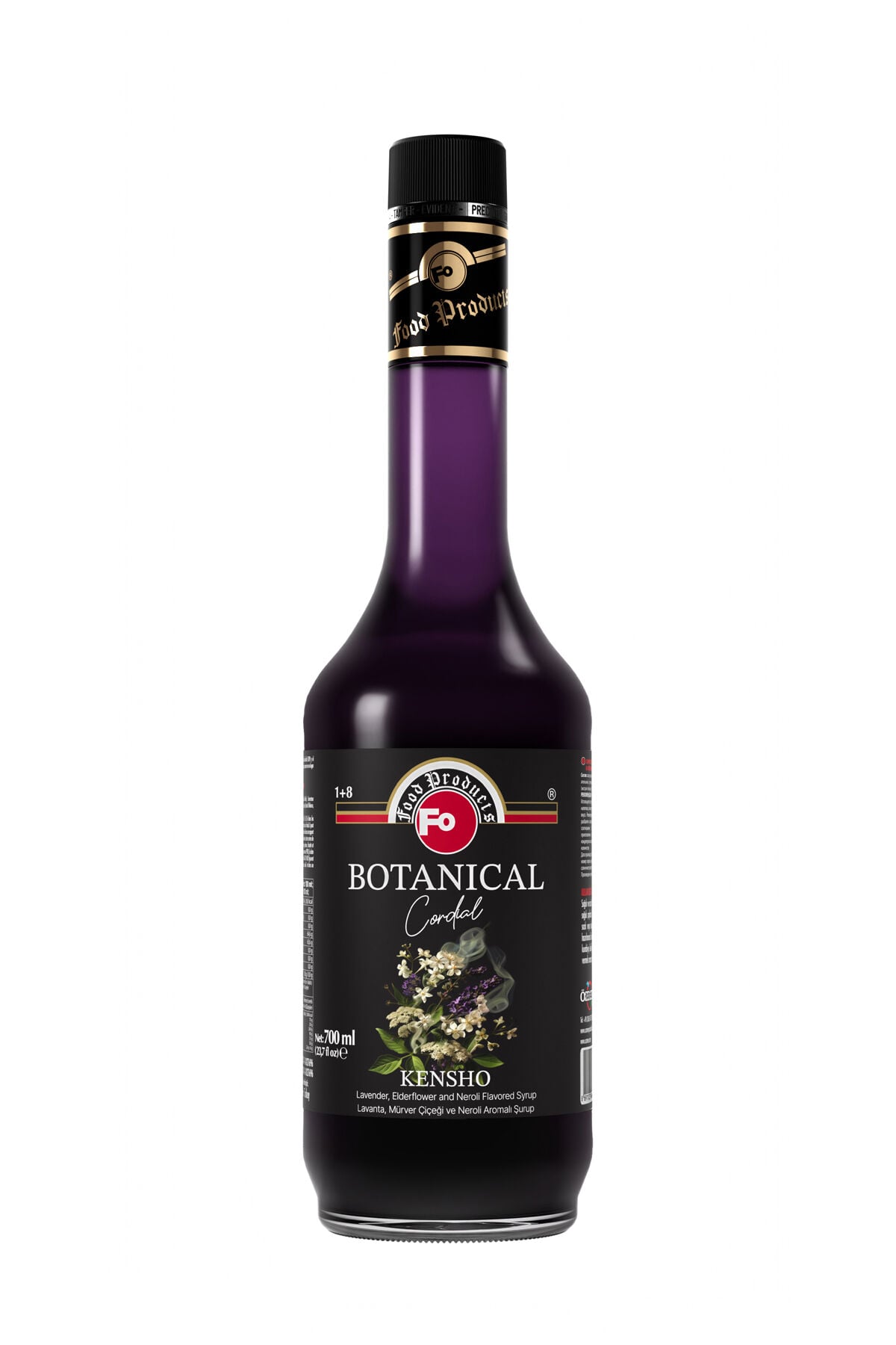 Lavanta, Mürver ve Portakal Çiçeği Aromalı Şurup - Kensho 700 ml