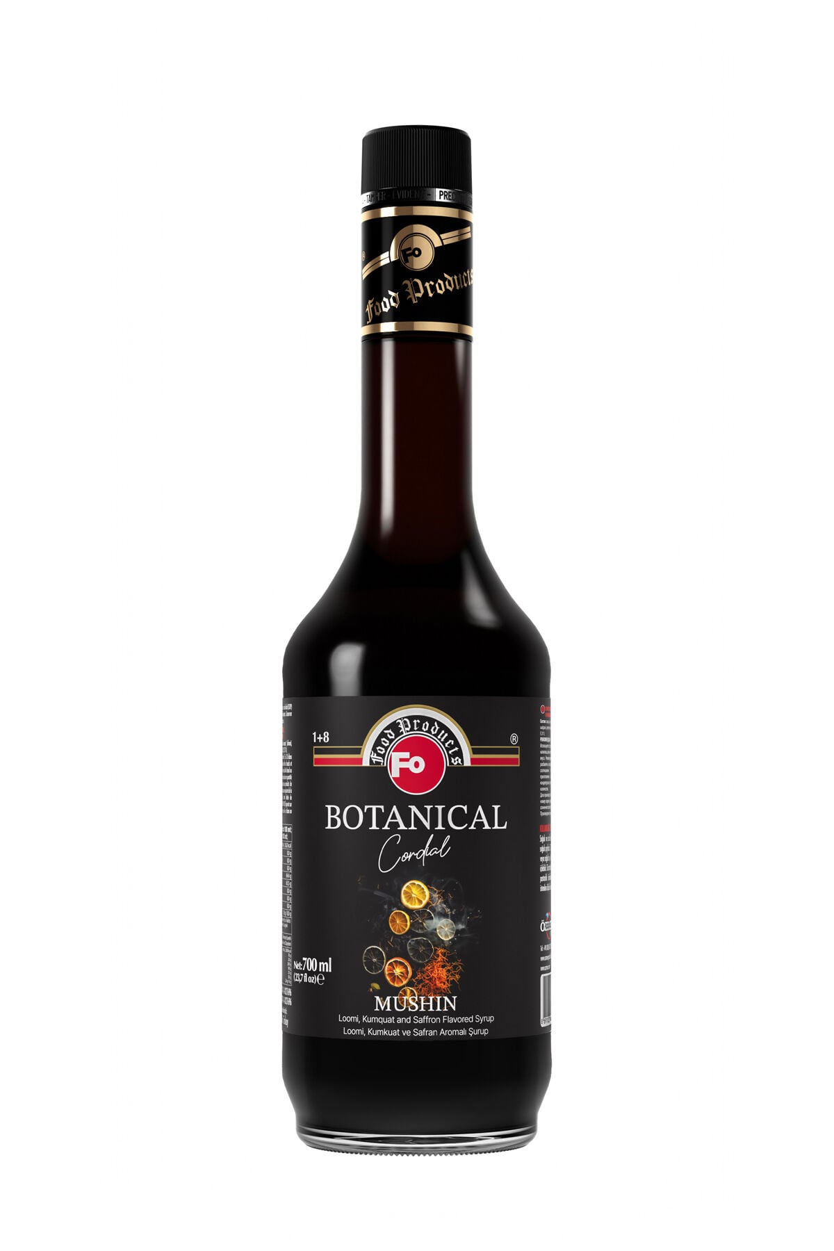 Loomi, Kumkuat ve Safran Aromalı Şurup - Mushin 700 ml
