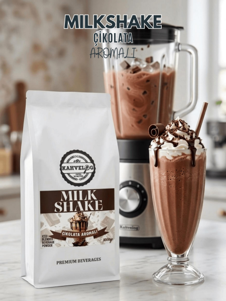 Kahvelog Çikolata Aromalı Milkshake Tozu 1 Kg
