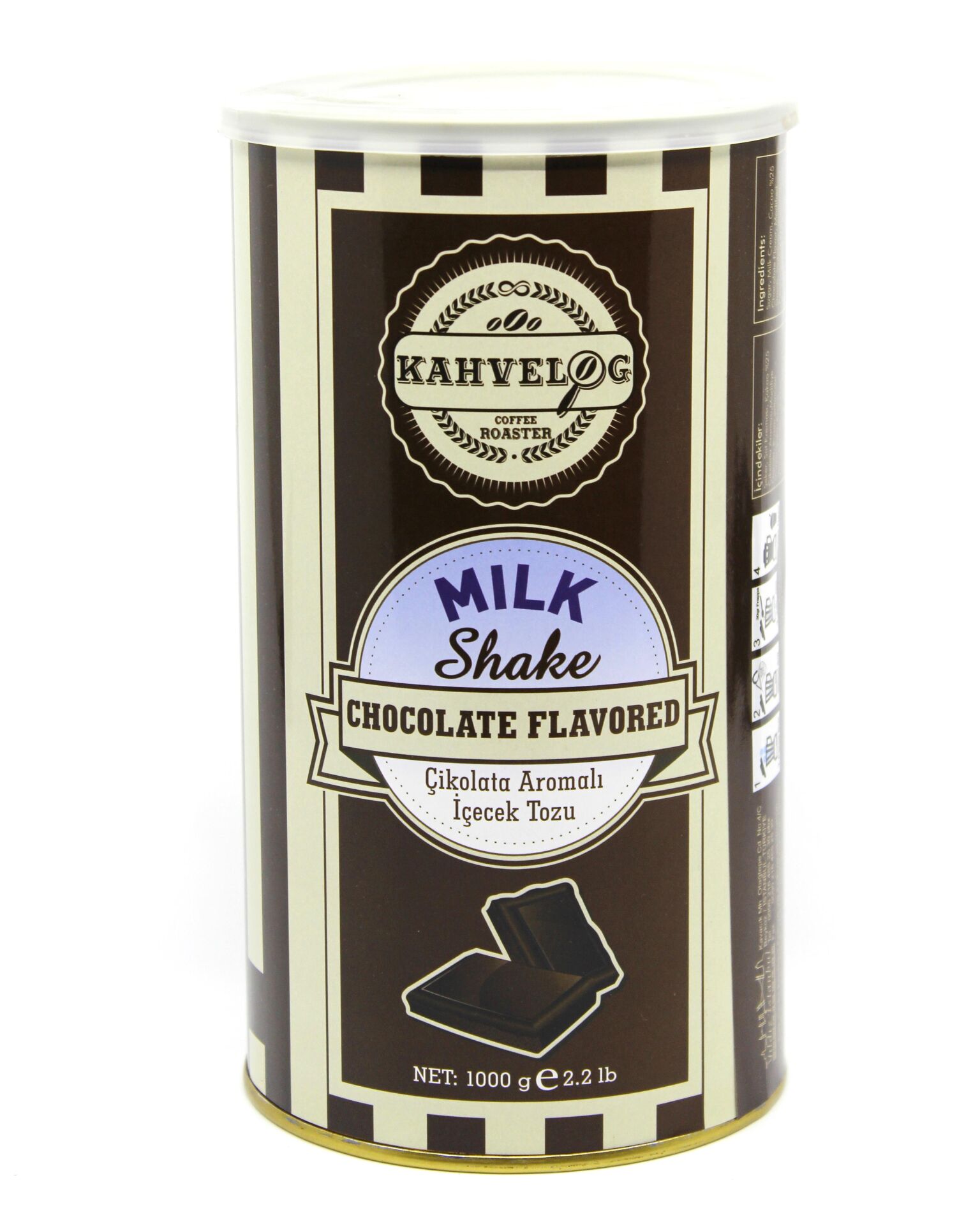 Kahvelog Çikolata Aromalı Milkshake Tozu 1 Kg