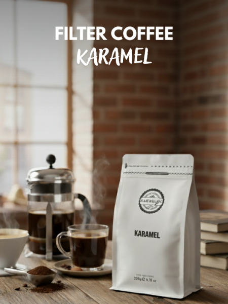 French Karamel Filtre Kahve 250gr