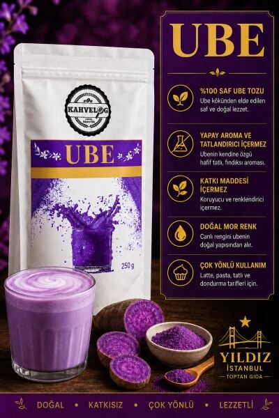 Kahvelog Ube Tozu 250 Gr – Katkısız