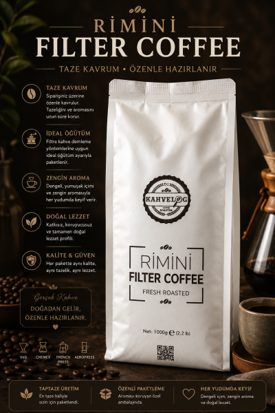 Kahvelog Rimini Filtre Kahve 1000GR