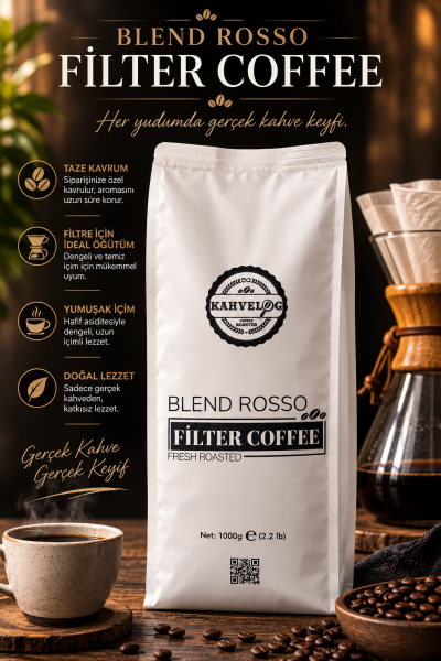 Kahvelog Blend Rosso Filtre Kahve 1000GR