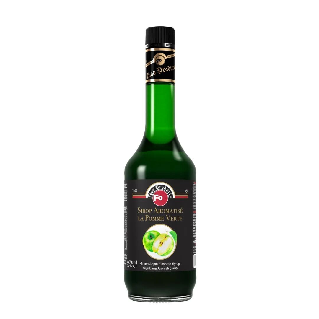 Fo Yeşil Elma Aromalı Kokteyl Şurubu 700 Ml