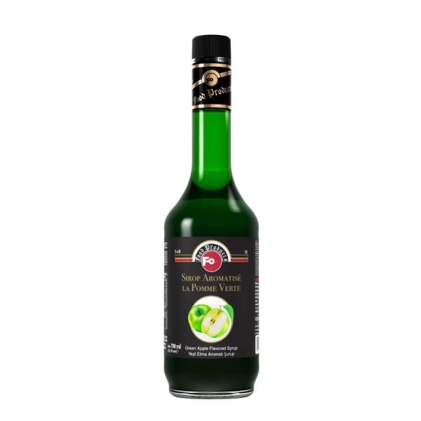 Fo Yeşil Elma Aromalı Kokteyl Şurubu 700 Ml