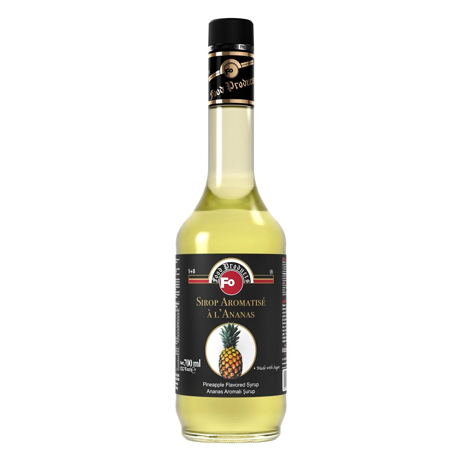 Fo Ananas Aromalı Kokteyl Şurubu 700 Ml