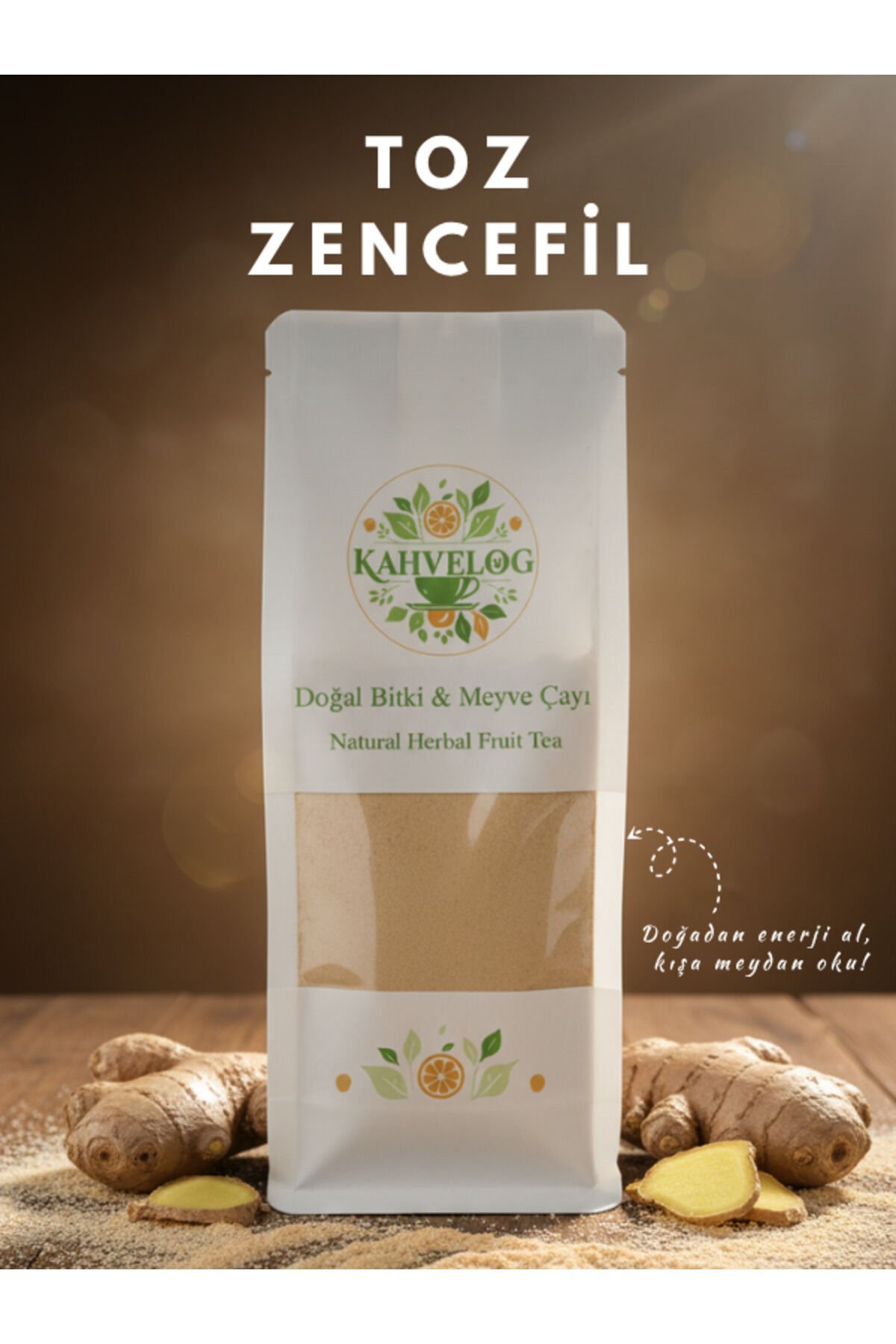 Toz Zencefil 250gr(Doğal Kurutulmuş, Katkısız)