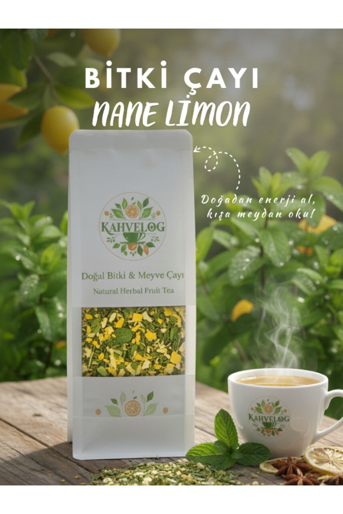 Nane Limon Çayı 250gr(Doğal Kurutulmuş, Katkısız)