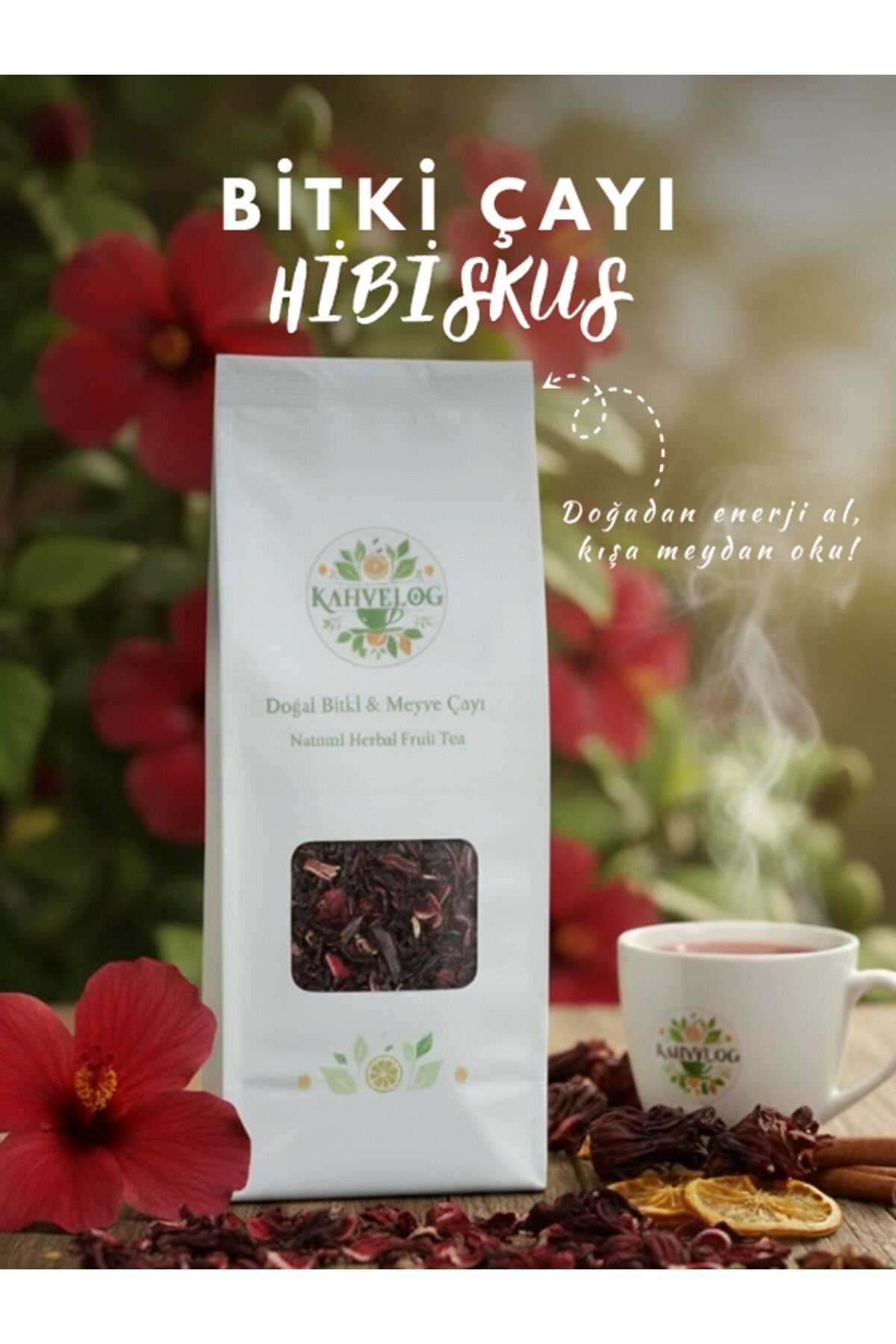 Hibiskus Çayı 250gr(Doğal Kurutulmuş, Katkısız)