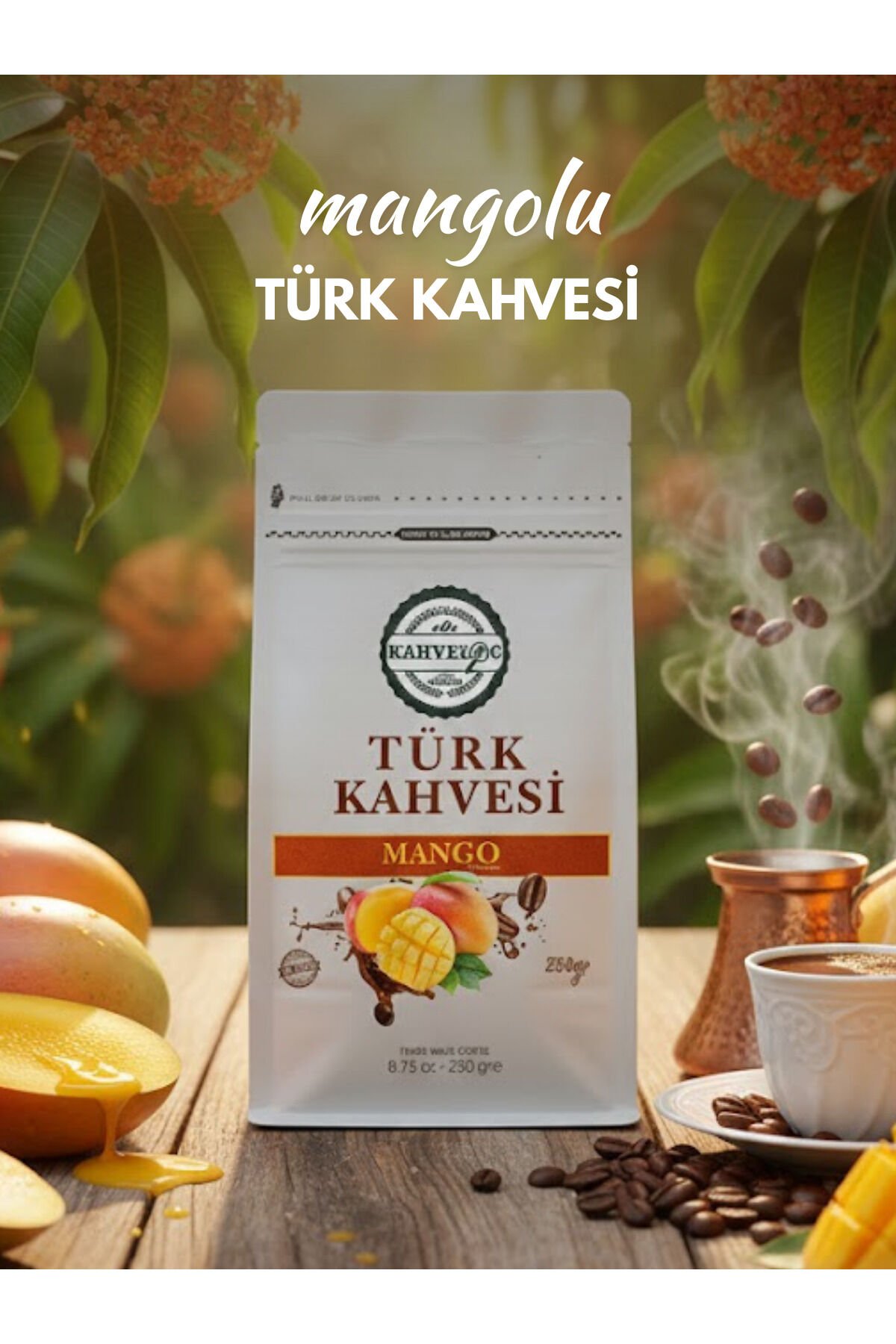 Mangolu Türk Kahvesi 250gr(aromalı)