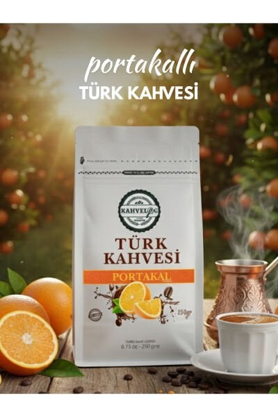 Portakallı Türk Kahvesi 250gr(aromalı)