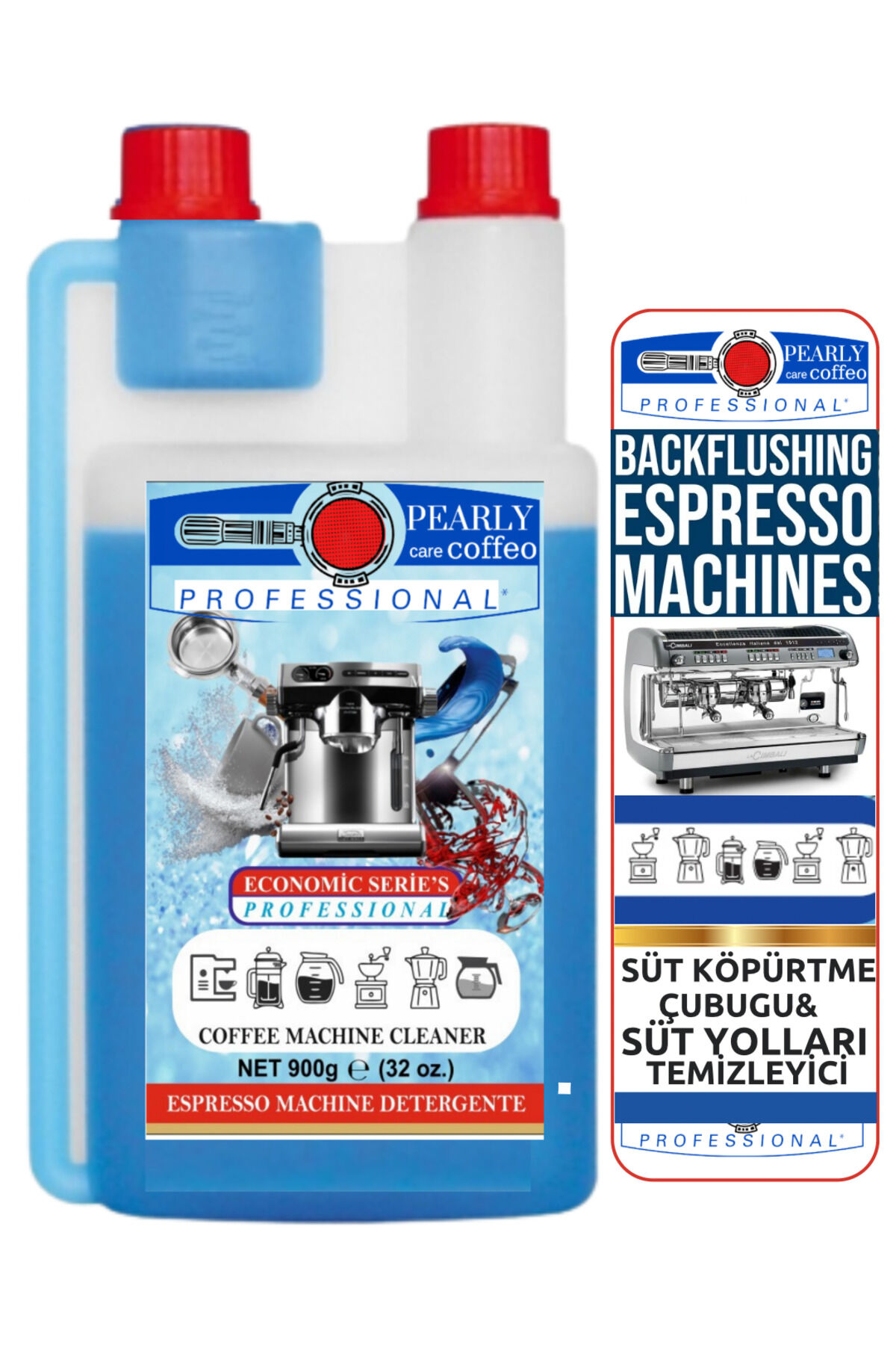 Pearly Milk Süt Köpürtücü Ve Süt Yolllari Buhar Çubugu Temizleyici Likit