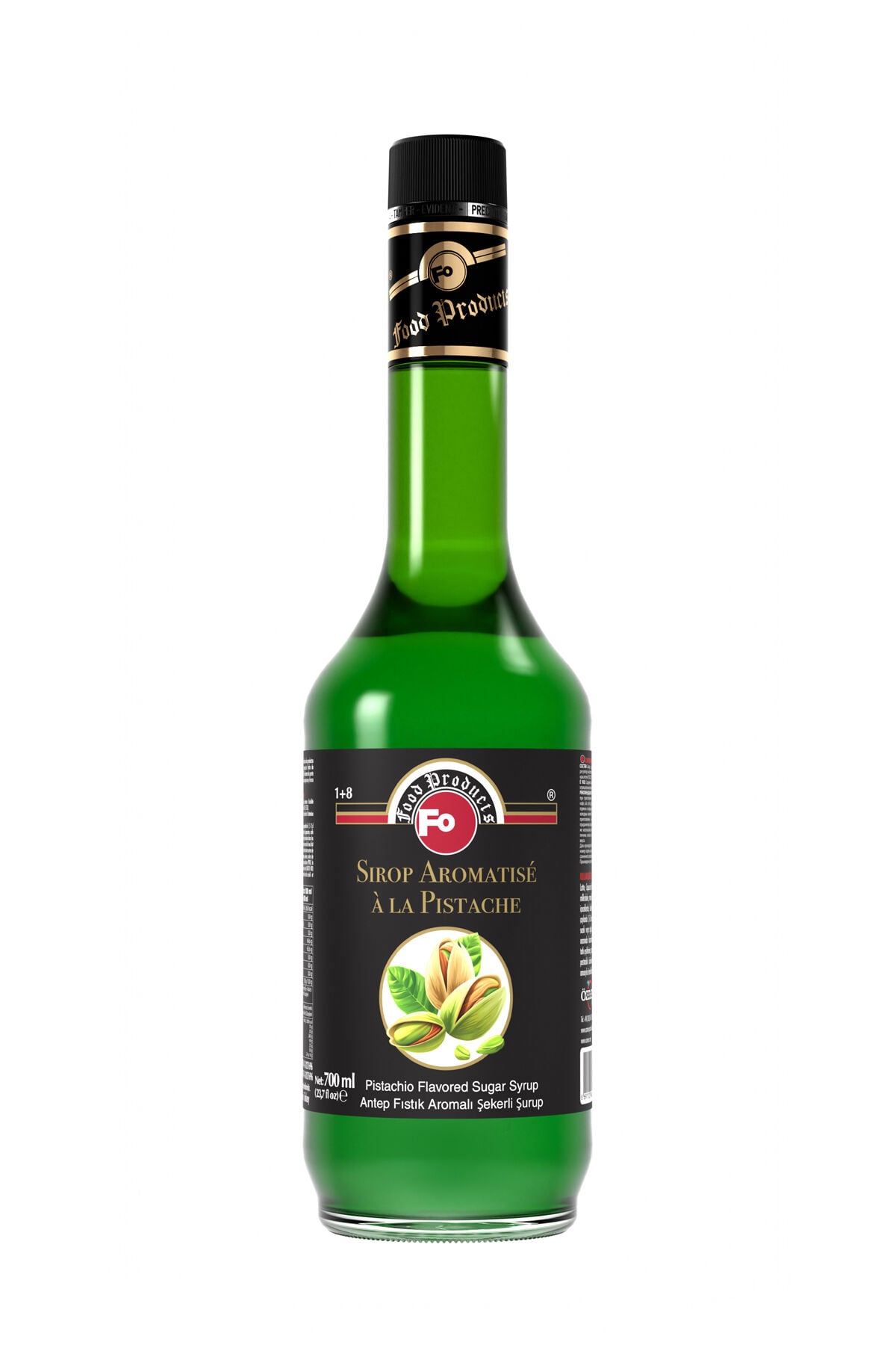 Antep Fıstık Aromalı Şurup - Şekerli 700 ml