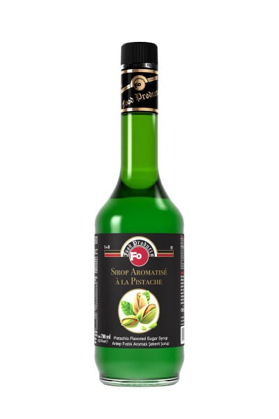 Antep Fıstık Aromalı Şurup - Şekerli 700 ml